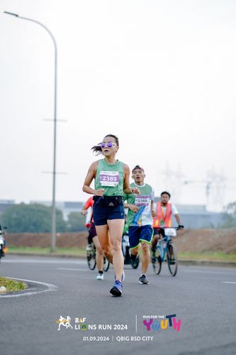 Race photo from BAF LIONS RUN 2024