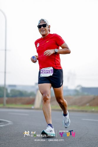 Race photo from BAF LIONS RUN 2024