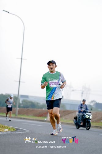 Race photo from BAF LIONS RUN 2024