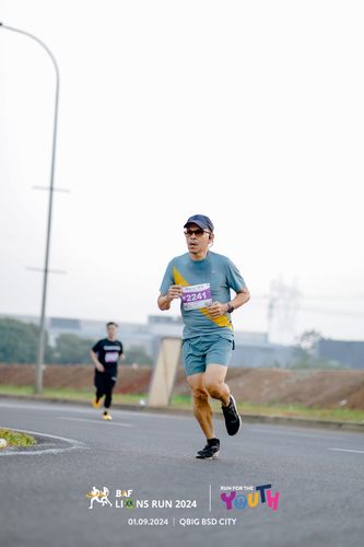 Race photo from BAF LIONS RUN 2024