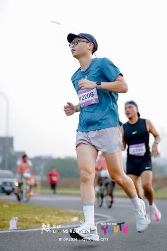 Race photo from BAF LIONS RUN 2024