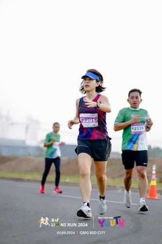Race photo from BAF LIONS RUN 2024