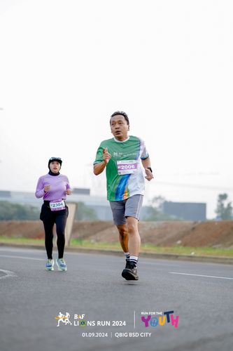 Race photo from BAF LIONS RUN 2024