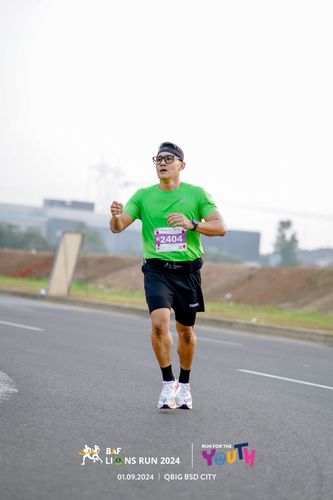 Race photo from BAF LIONS RUN 2024