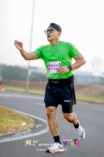 Race photo from BAF LIONS RUN 2024