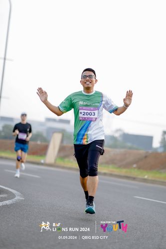 Race photo from BAF LIONS RUN 2024