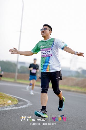 Race photo from BAF LIONS RUN 2024