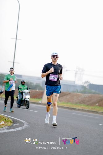 Race photo from BAF LIONS RUN 2024