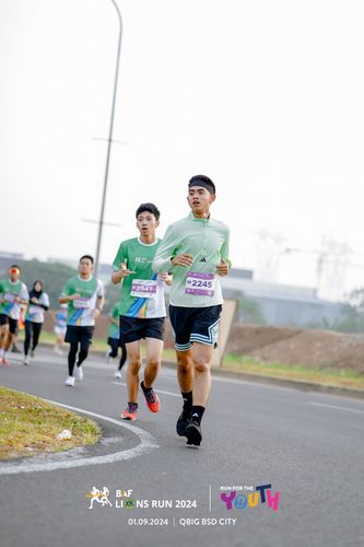 Race photo from BAF LIONS RUN 2024