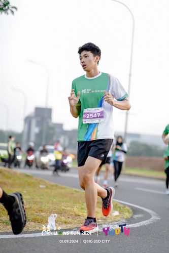 Race photo from BAF LIONS RUN 2024
