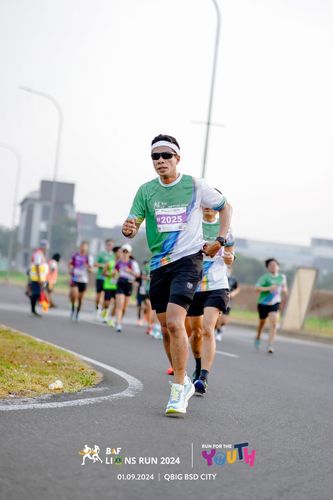 Race photo from BAF LIONS RUN 2024