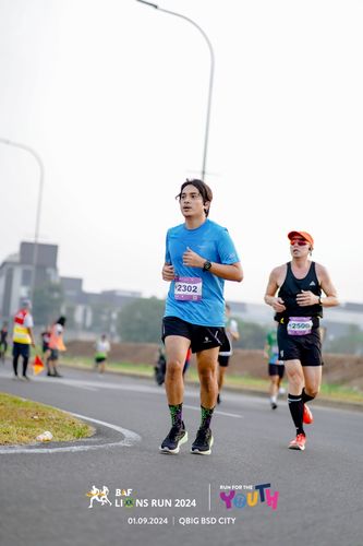 Race photo from BAF LIONS RUN 2024
