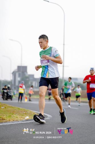 Race photo from BAF LIONS RUN 2024