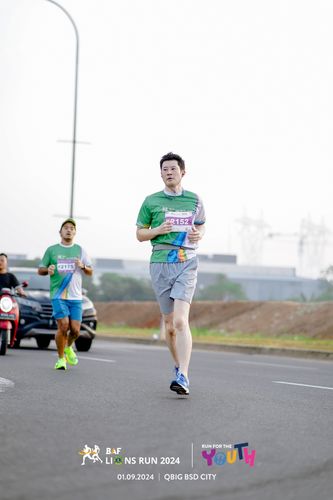 Race photo from BAF LIONS RUN 2024