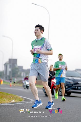 Race photo from BAF LIONS RUN 2024