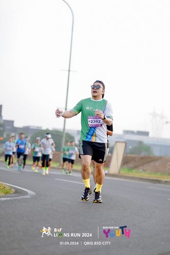 Race photo from BAF LIONS RUN 2024