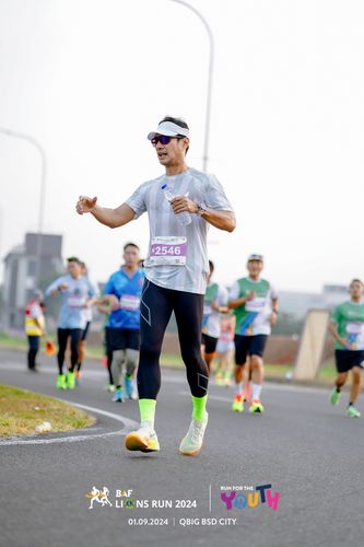 Race photo from BAF LIONS RUN 2024