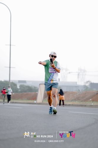 Race photo from BAF LIONS RUN 2024