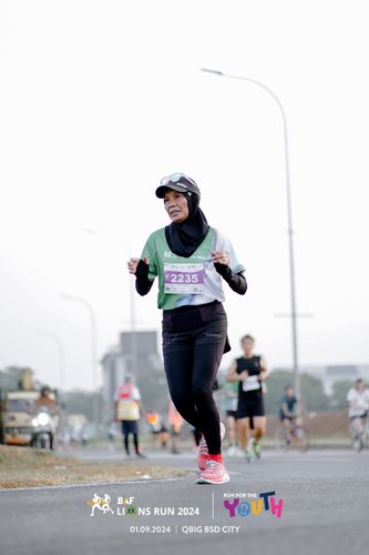 Race photo from BAF LIONS RUN 2024