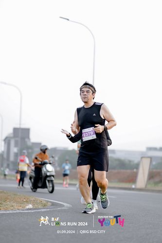 Race photo from BAF LIONS RUN 2024