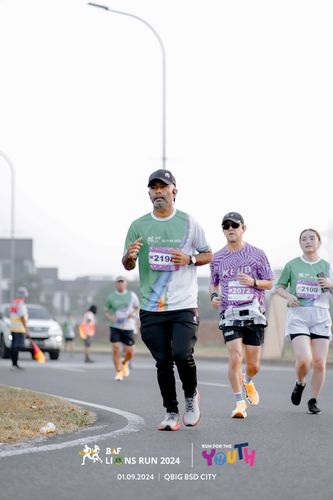 Race photo from BAF LIONS RUN 2024