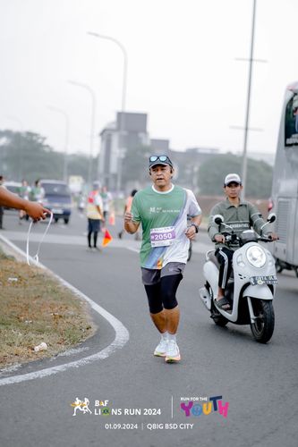 Race photo from BAF LIONS RUN 2024
