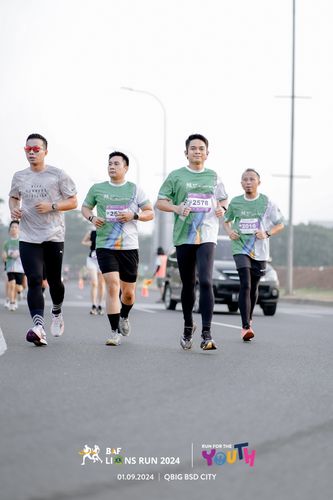 Race photo from BAF LIONS RUN 2024