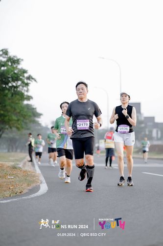 Race photo from BAF LIONS RUN 2024