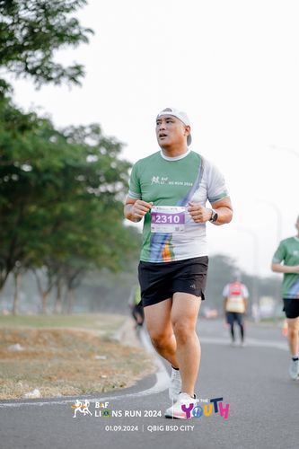 Race photo from BAF LIONS RUN 2024