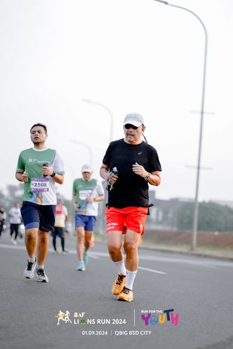 Race photo from BAF LIONS RUN 2024