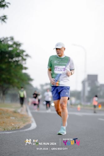 Race photo from BAF LIONS RUN 2024
