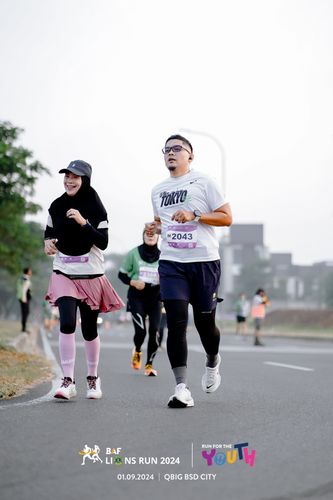 Race photo from BAF LIONS RUN 2024