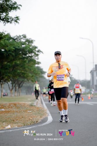 Race photo from BAF LIONS RUN 2024