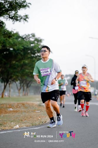Race photo from BAF LIONS RUN 2024