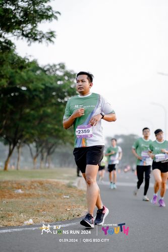 Race photo from BAF LIONS RUN 2024