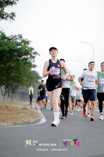 Race photo from BAF LIONS RUN 2024