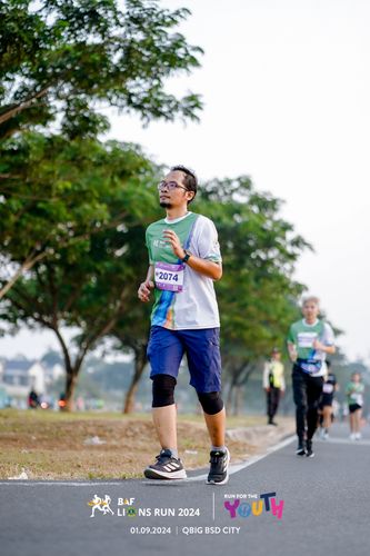 Race photo from BAF LIONS RUN 2024