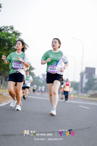 Race photo from BAF LIONS RUN 2024