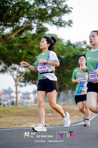 Race photo from BAF LIONS RUN 2024