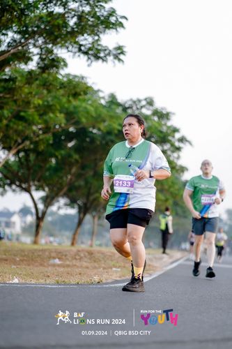 Race photo from BAF LIONS RUN 2024