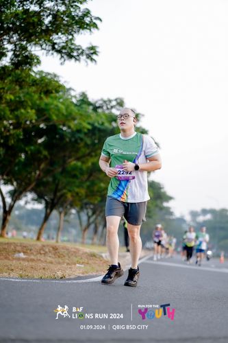 Race photo from BAF LIONS RUN 2024