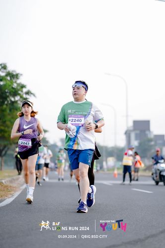 Race photo from BAF LIONS RUN 2024