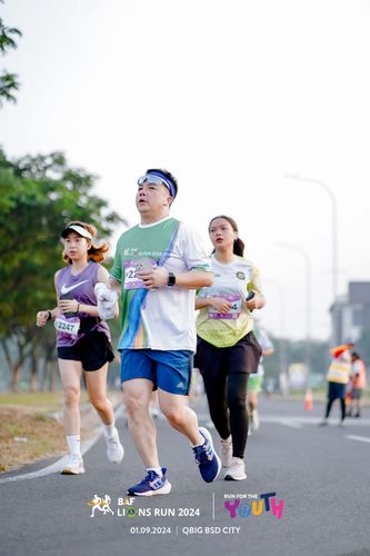 Race photo from BAF LIONS RUN 2024