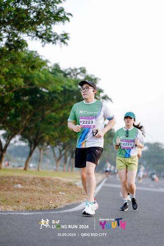 Race photo from BAF LIONS RUN 2024