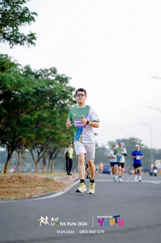 Race photo from BAF LIONS RUN 2024