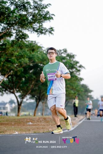 Race photo from BAF LIONS RUN 2024