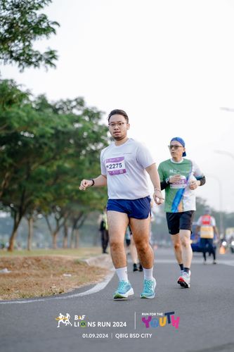 Race photo from BAF LIONS RUN 2024