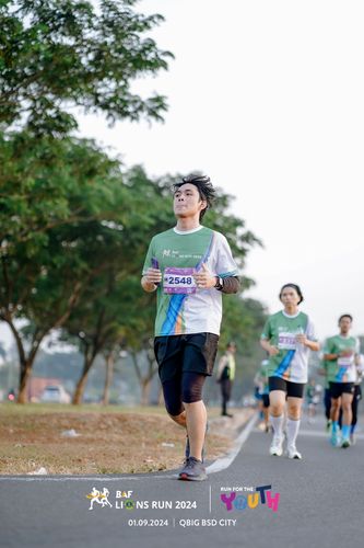 Race photo from BAF LIONS RUN 2024