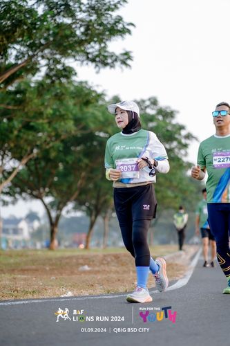 Race photo from BAF LIONS RUN 2024