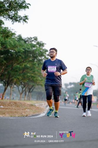 Race photo from BAF LIONS RUN 2024
